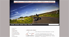 Desktop Screenshot of gero-quad.de